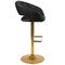Flash Furniture Black Vinyl Adjustable Height Barstool CH-122070-BK-G-GG - alternate 7